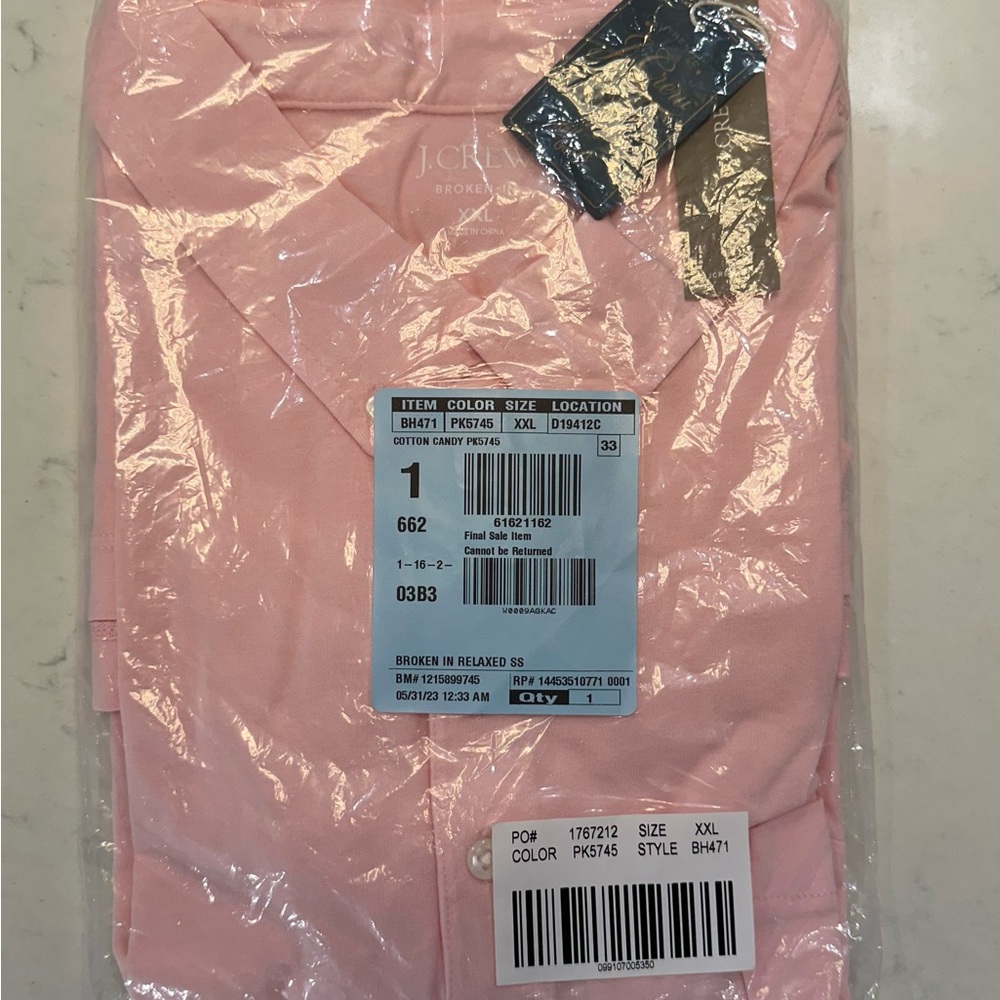 J.Crew Pink Shirt